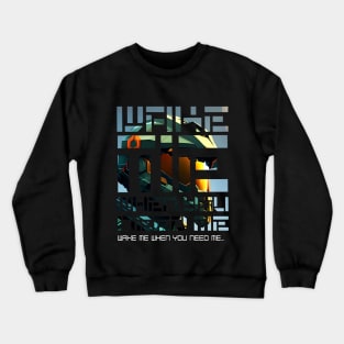 Halo geometric game quotes - Master chief - Spartan 117 - BQ01-v3 Crewneck Sweatshirt